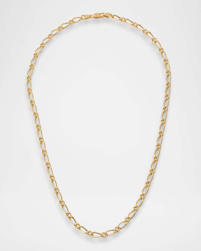 14K Yellow Gold Chain Necklace, 20"L